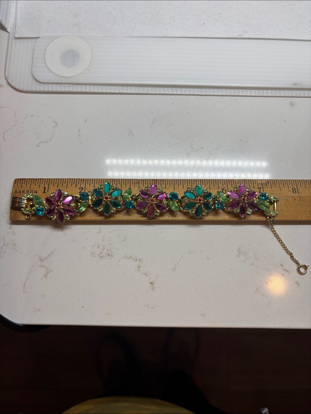 Gorgeous vintage D&E Juliana bracelet - Picture 16 of 16